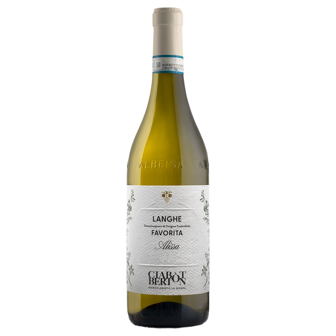 A bottle of Ciabot Berton Langhe Favorita DOC Alissa 2025 750ml White Wine