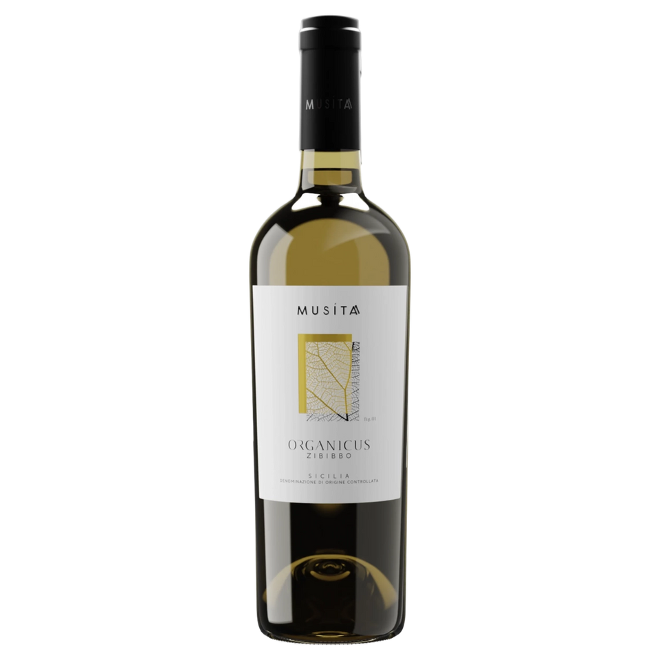 A bottle of Musita Zibibbo Organicus DOC 2025 750ml White Wine