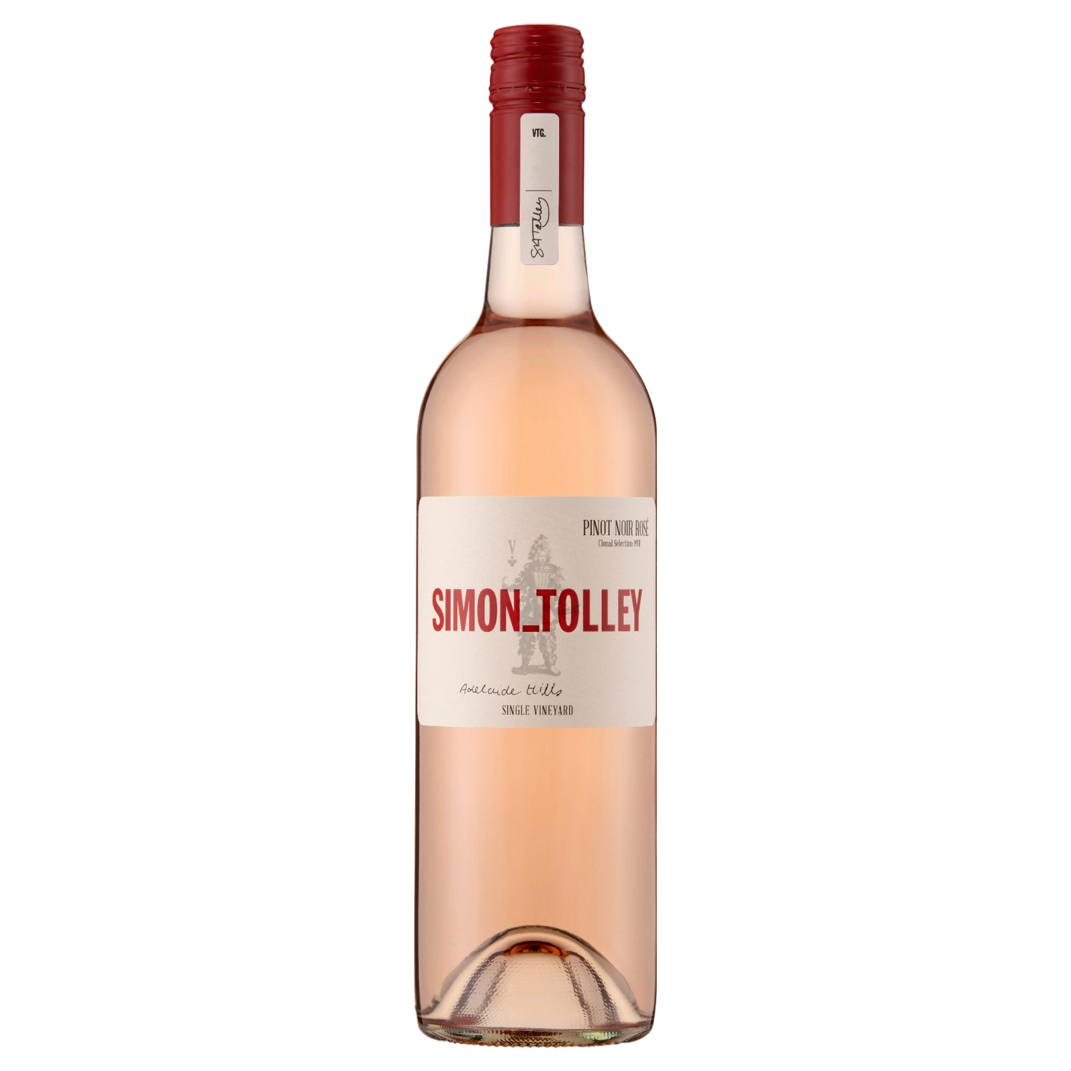 A bottle of Simon Tolley Pinot Noir Rose 2026 750ml Red Wine