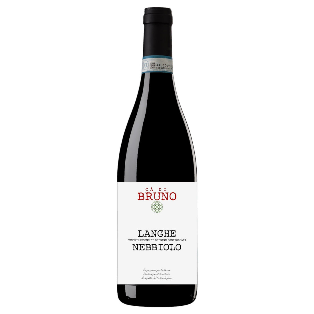 A bottle of Ca Di Bruno Langhe Nebbiolo 2023 750ml Red Wine