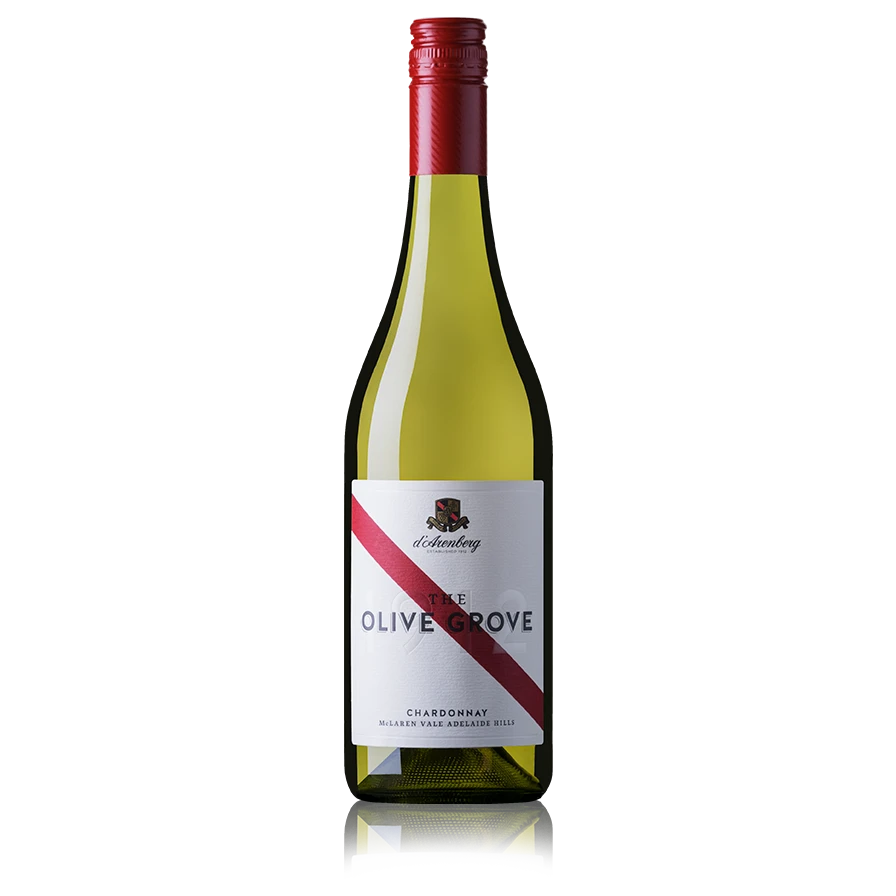 A bottle of d’Arenberg The Olive Grove Chardonnay 2025 750ml White Wine