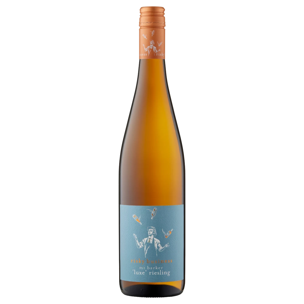 A bottle of Risky Business Luxe Riesling 2026 750ml White Wine