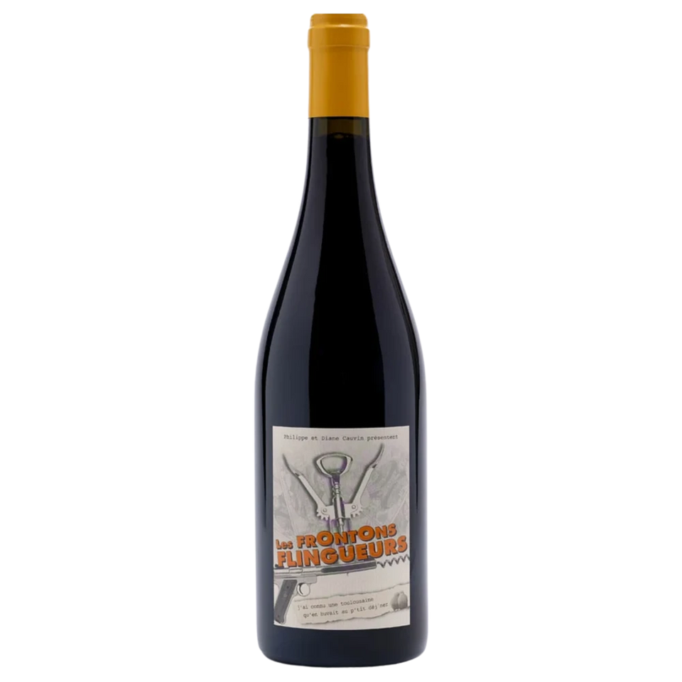A bottle of La Colombiere Les Frontons Flingueurs red 2022 750ml Red Wine