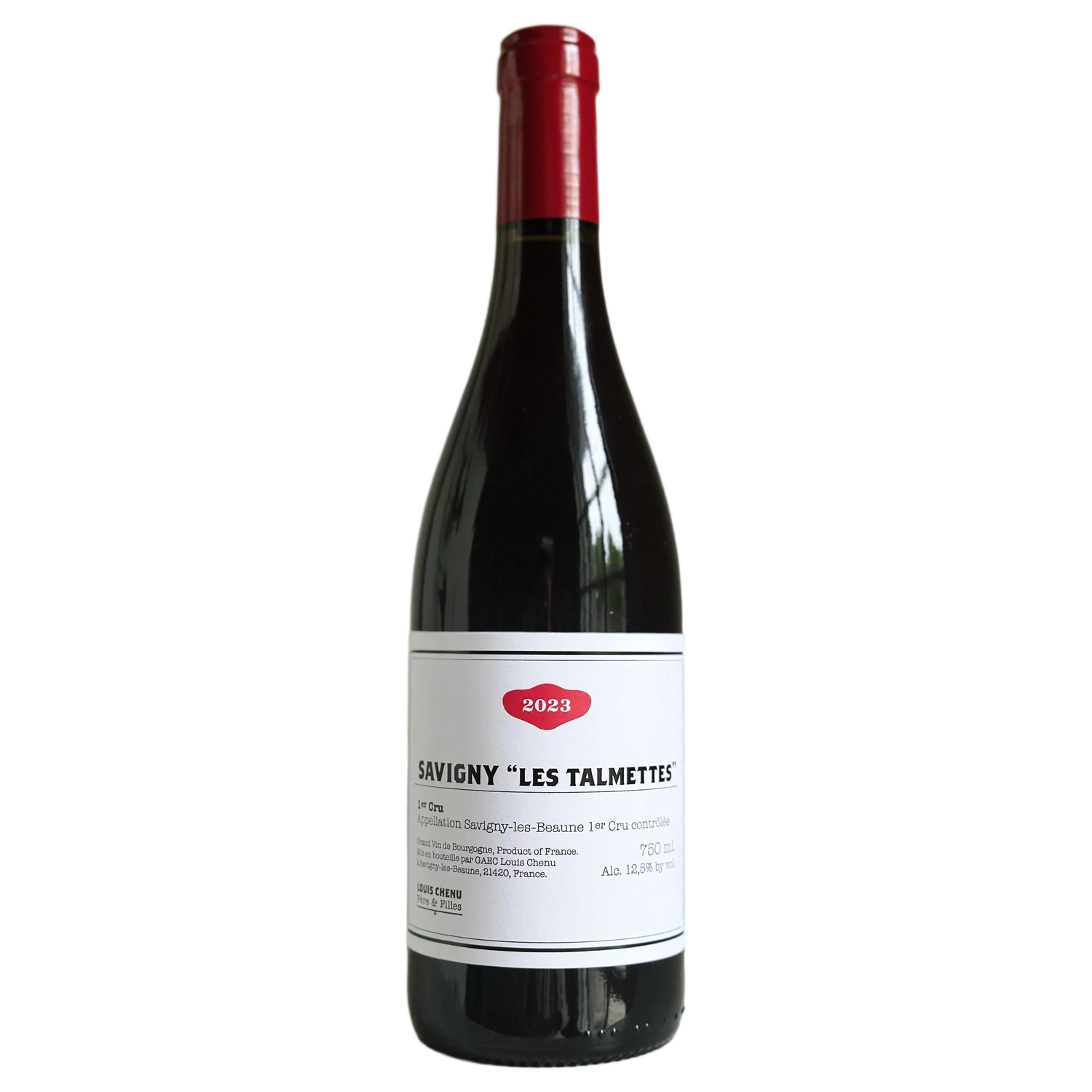 A bottle of Domaine Louis Chenu Savigny Vieilles Vignes 2023 750ml Red Wine