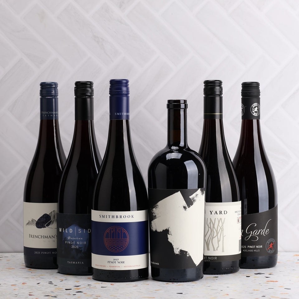 A collection of Pinot 6pack from The Wine Collective