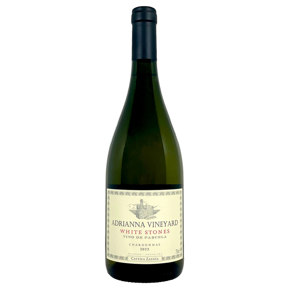 A bottle of Bodega Catena Zapata Adrianna Vineyard White Stones Chardonnay 2023 750ml White Wine