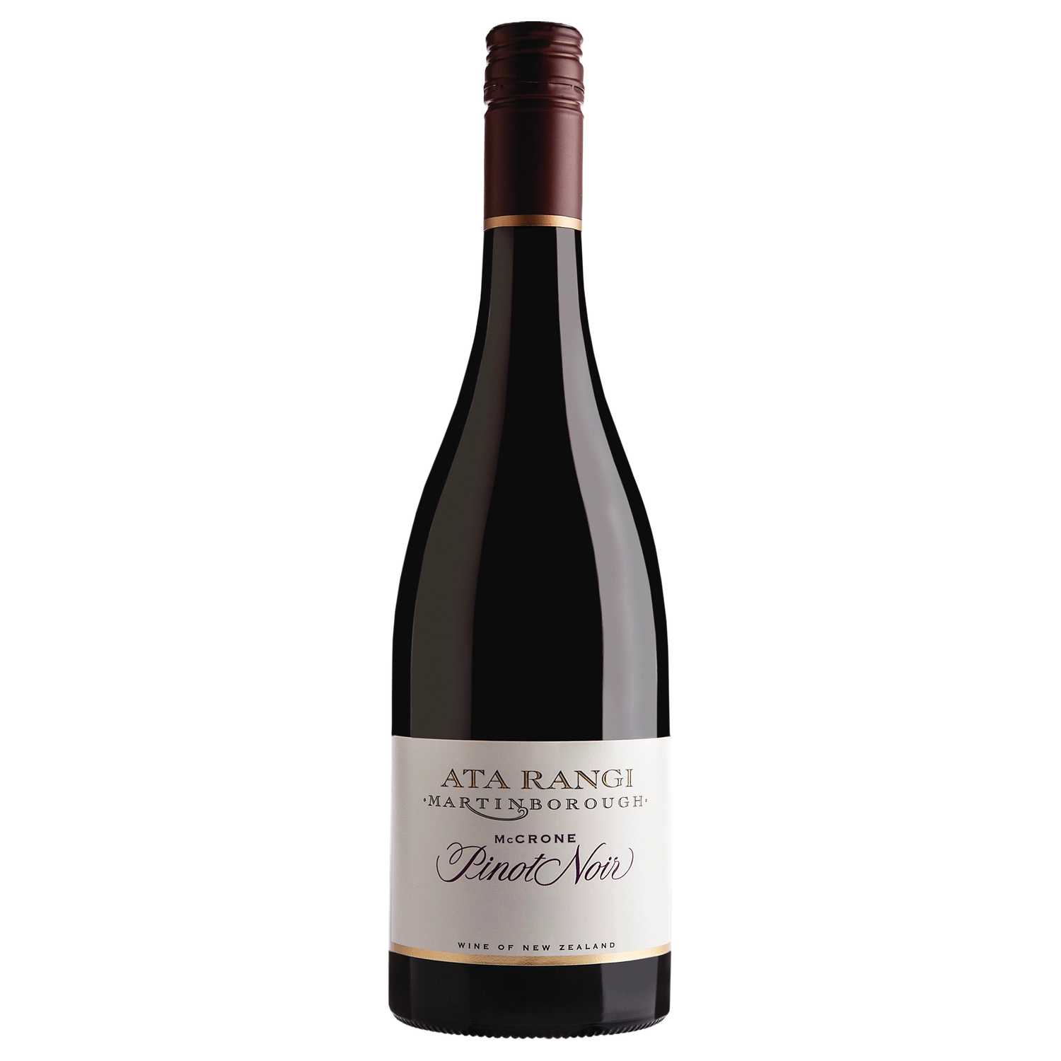 A bottle of Ata Rangi McCrone Pinot Noir 2020 750ml Red Wine