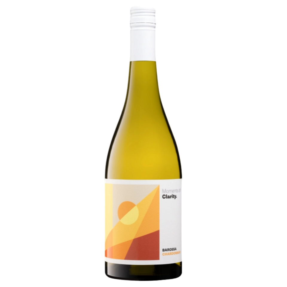 A bottle of Moments of Clarity Chardonnay 2025 750ml White Wine
