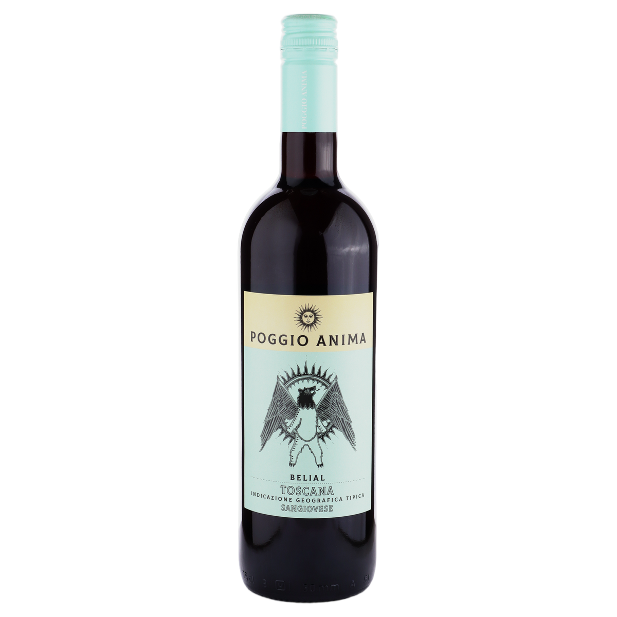 A bottle of Poggio Anima Toscana Sangiovese Belial 2024 750ml Red Wine