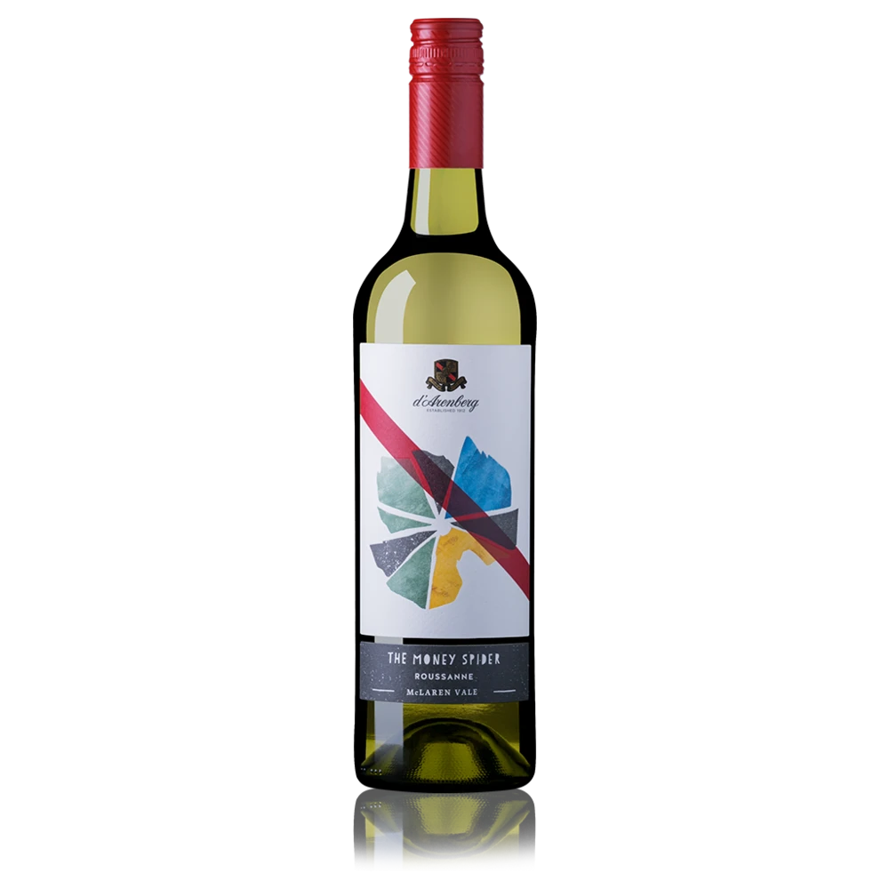 A bottle of d’Arenberg The Money Spider Rousanne 2025 750ml White Wine
