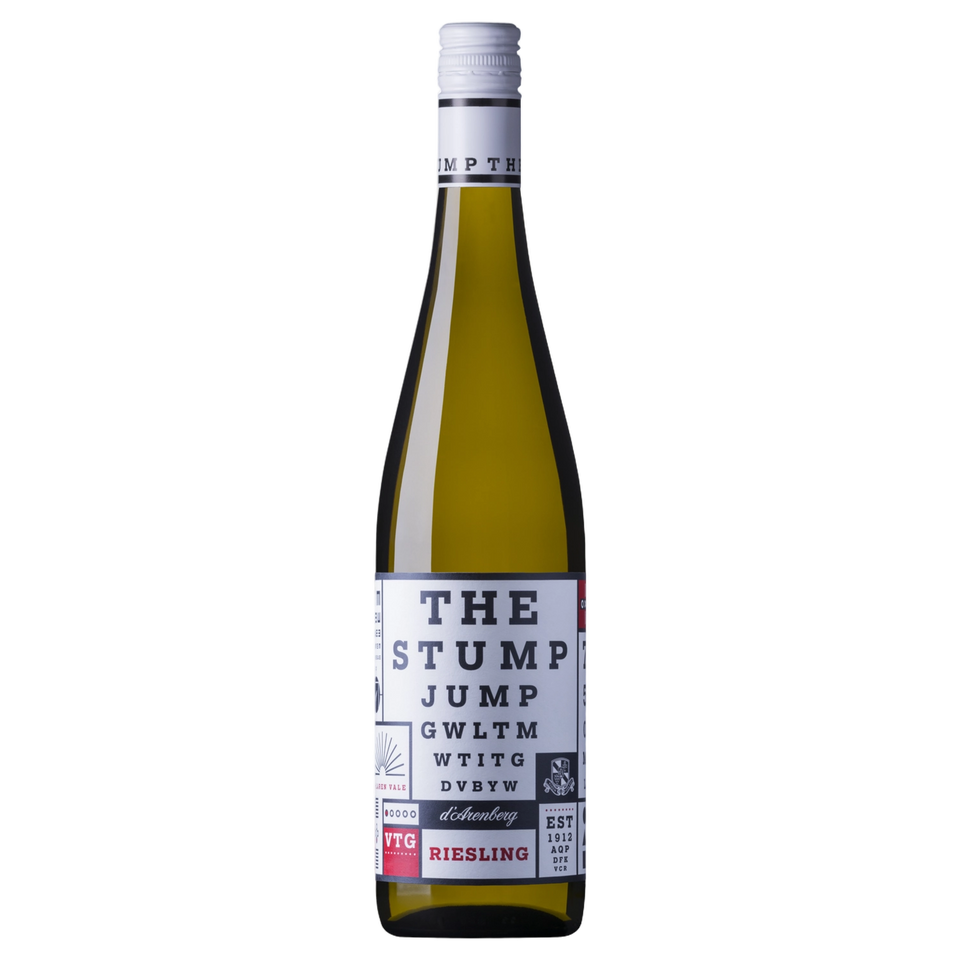 A bottle of d’Arenberg The Stump Jump Riesling 2026 750ml White Wine