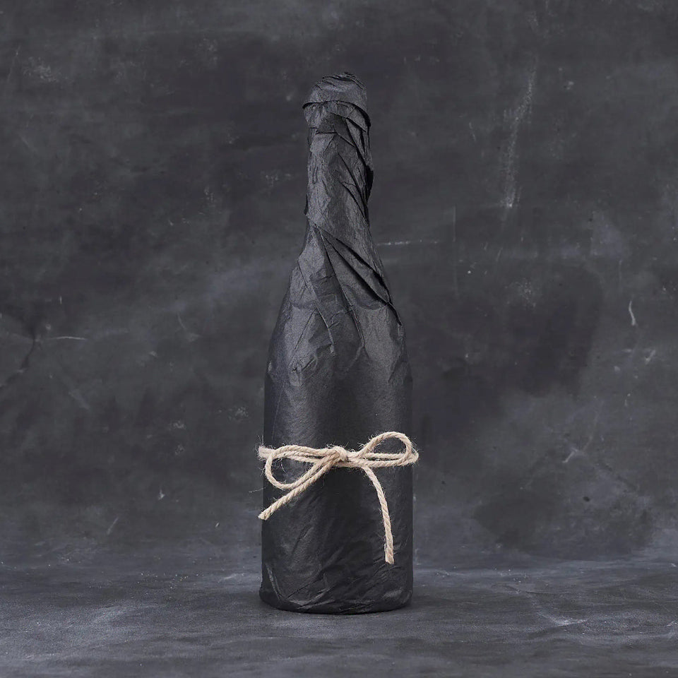 ITM638585 Mystery Single Bottle Burgundy Sloping Shape Transparent