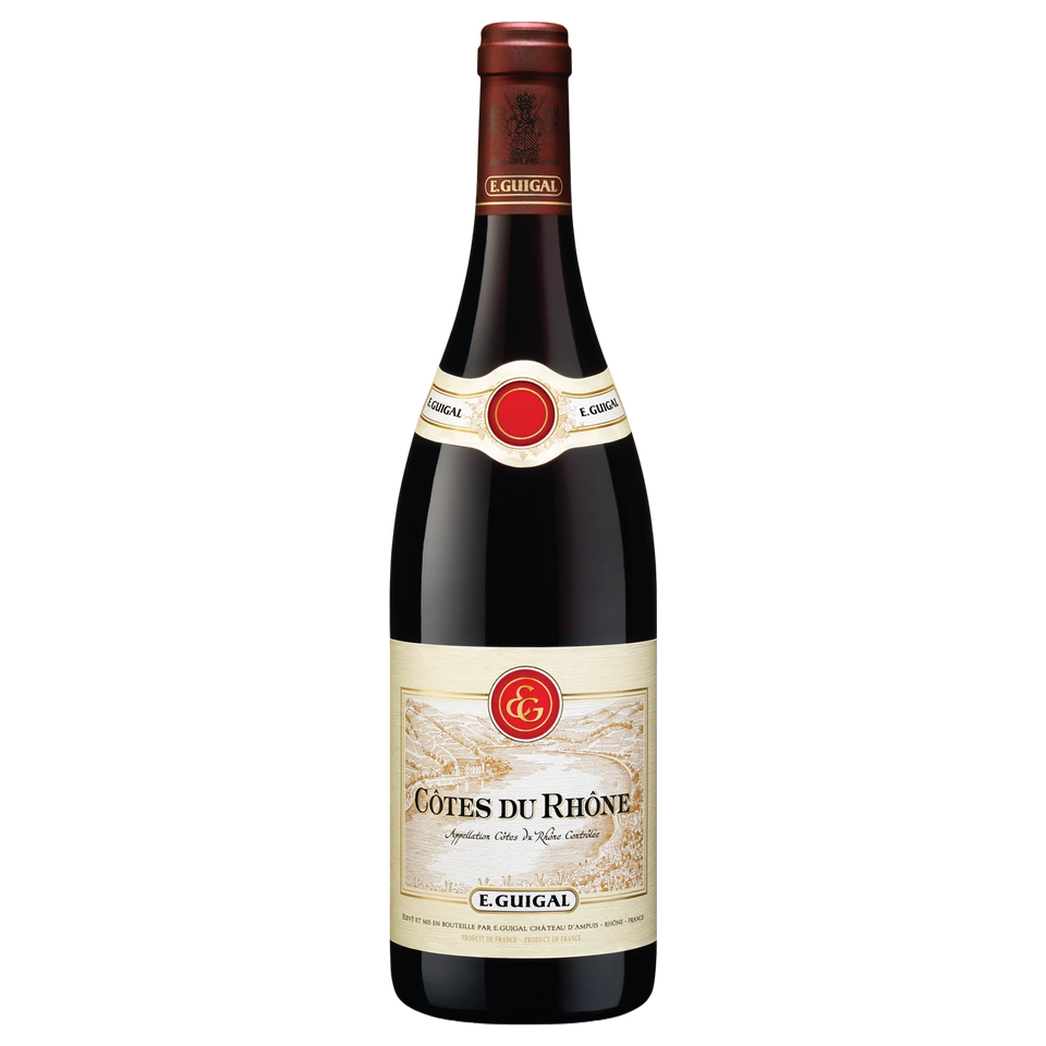 A bottle of Guigal Côtes du Rhône Rouge 2023 750ml Red Wine