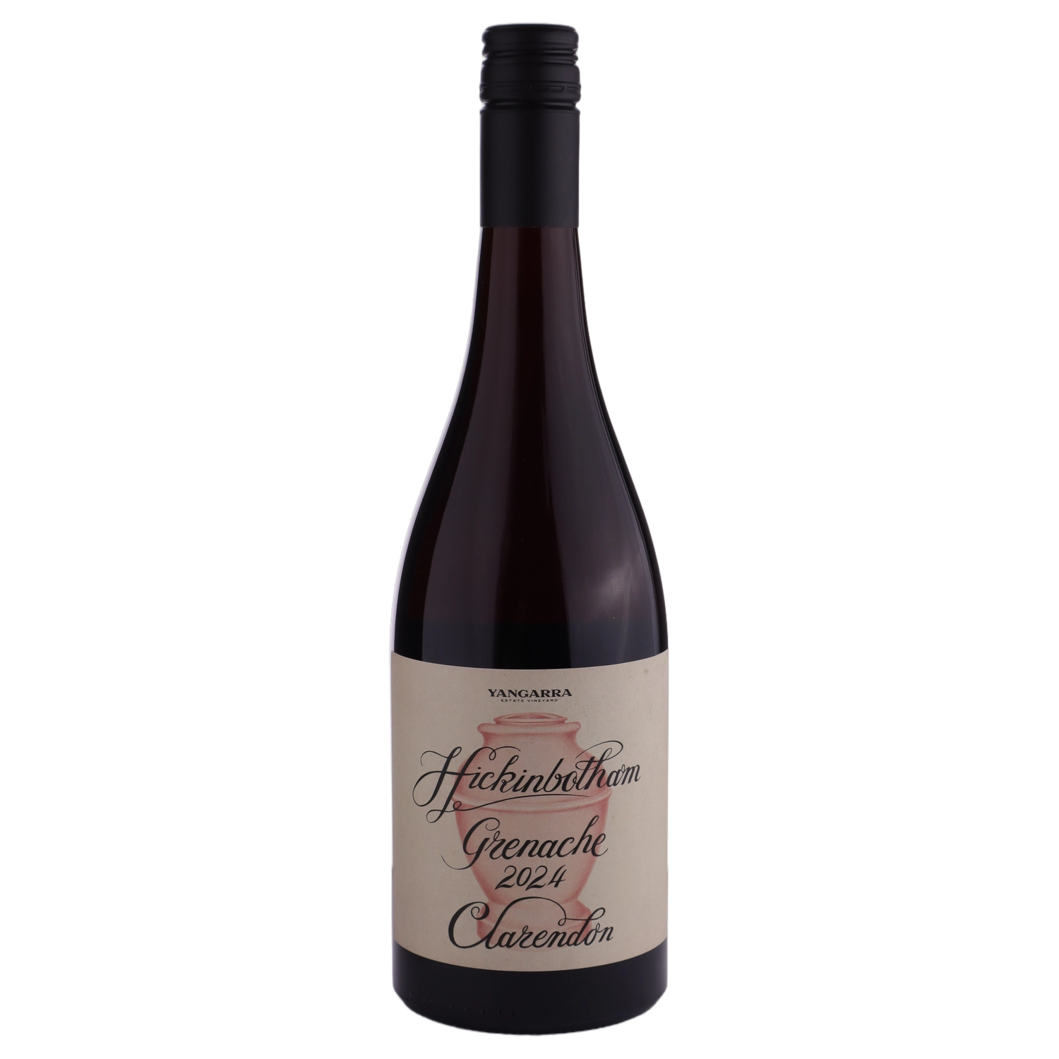 A bottle of Yangarra Hickinbotham Grenache 2024 750ml Red Wine