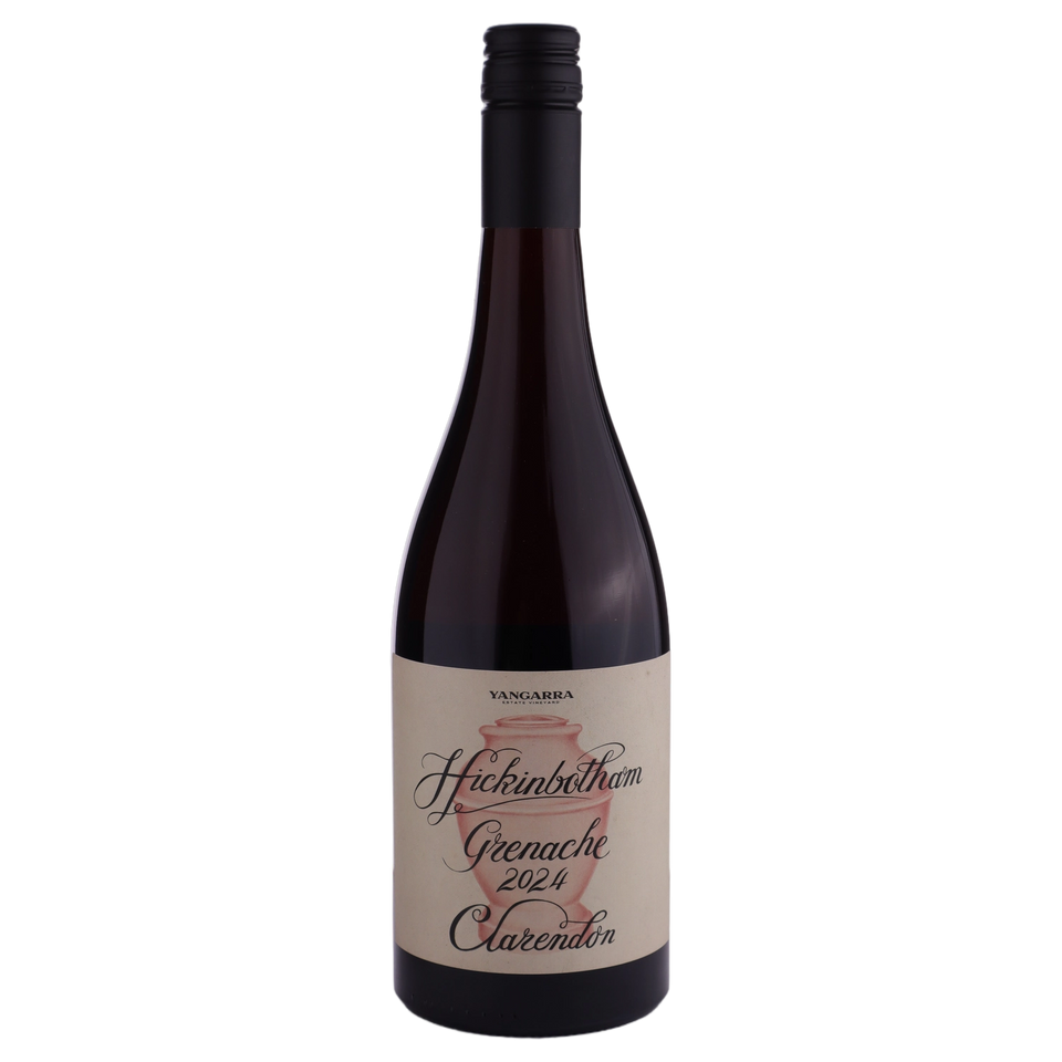 A bottle of Yangarra Hickinbotham Grenache 2024 750ml Red Wine