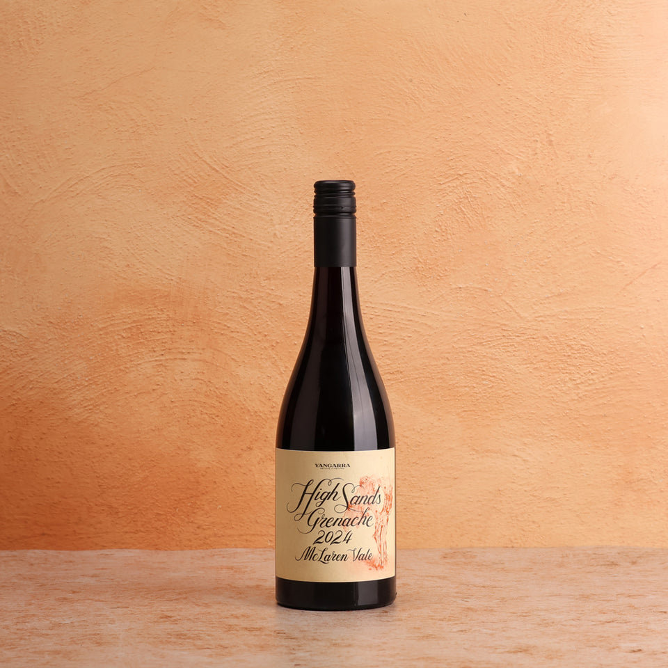 A bottle of Yangarra High Sands Grenache 2024 750ml Red Wine