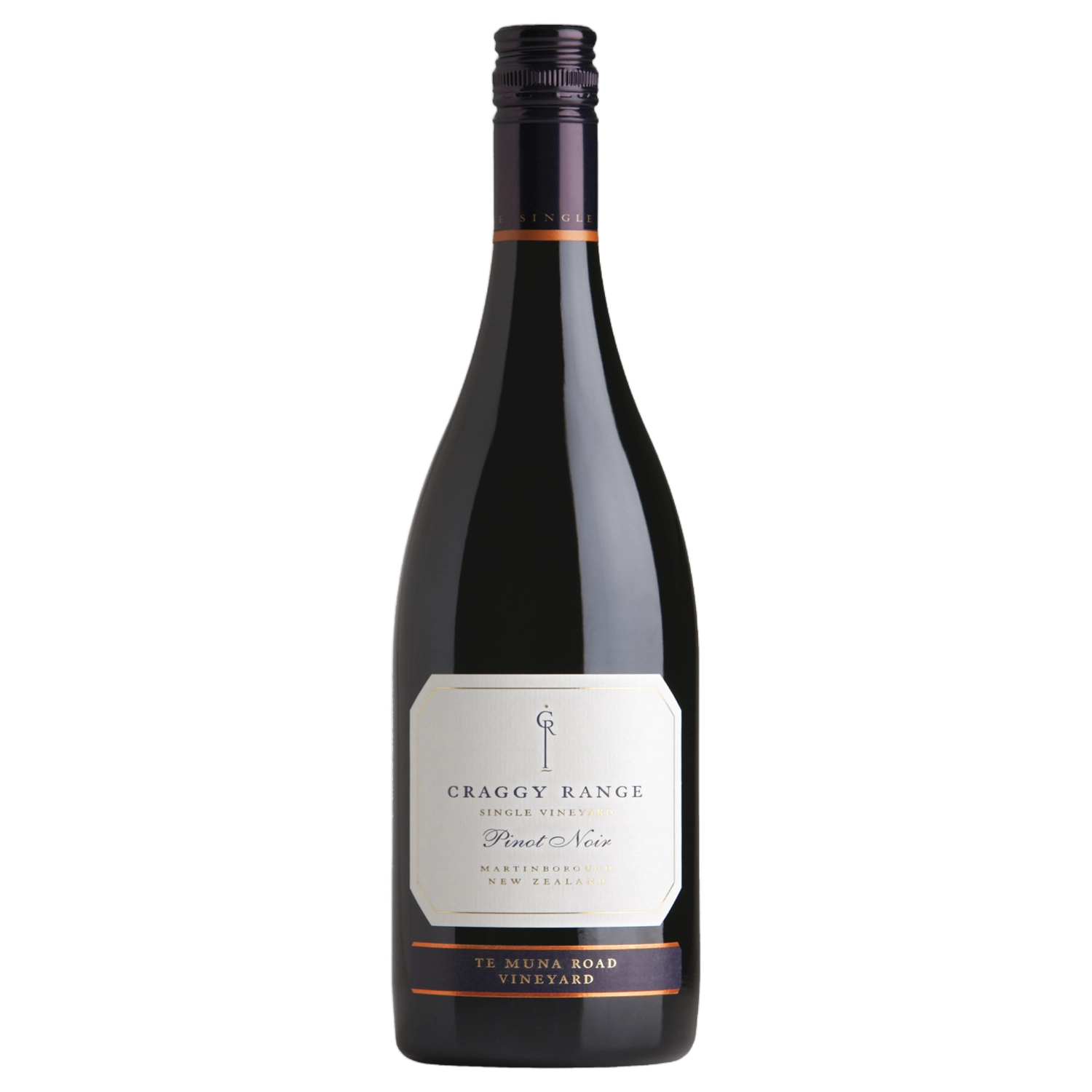 A bottle of Craggy Range Te Muna Road Pinot Noir 2025 750ml Red Wine