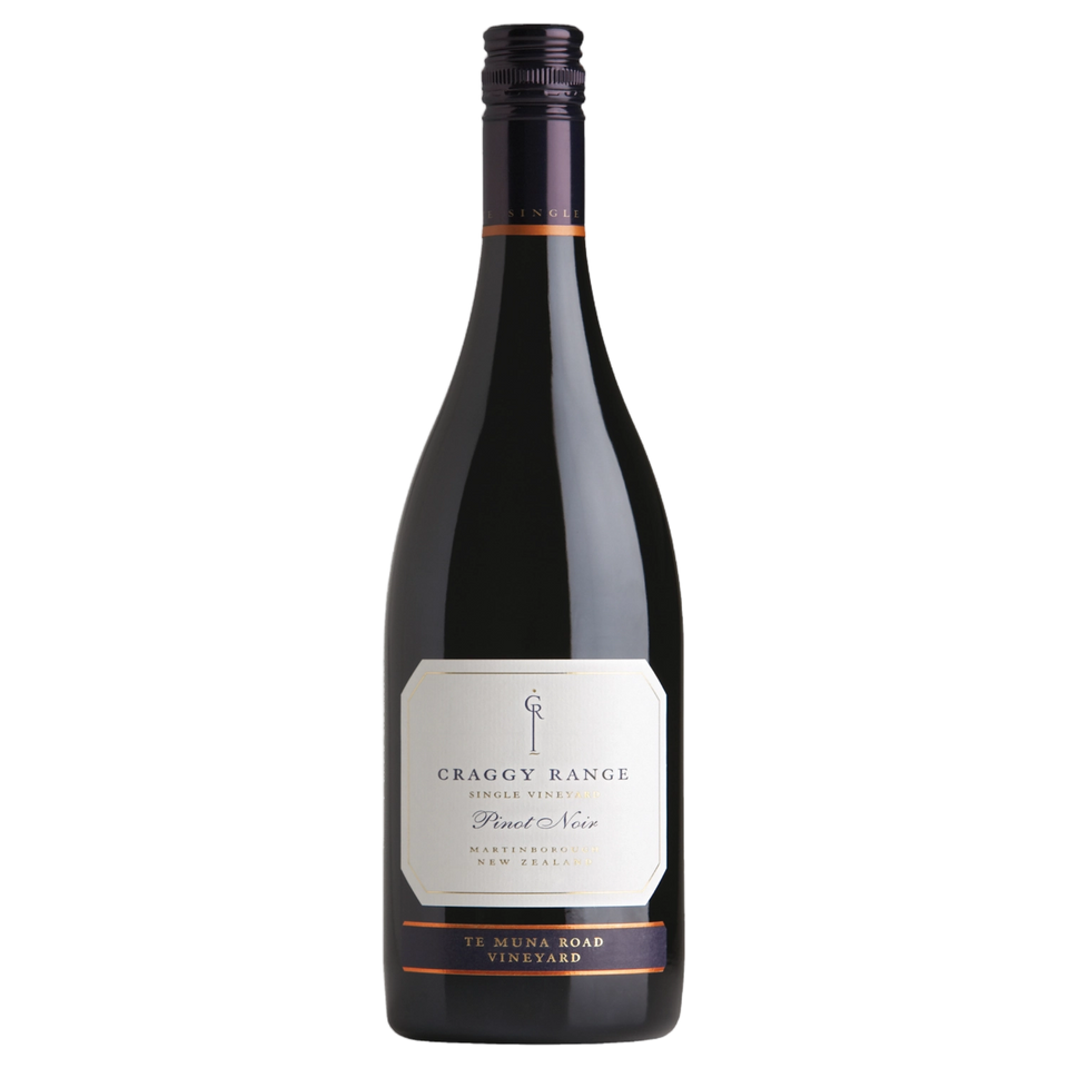 A bottle of Craggy Range Te Muna Road Pinot Noir 2025 750ml Red Wine