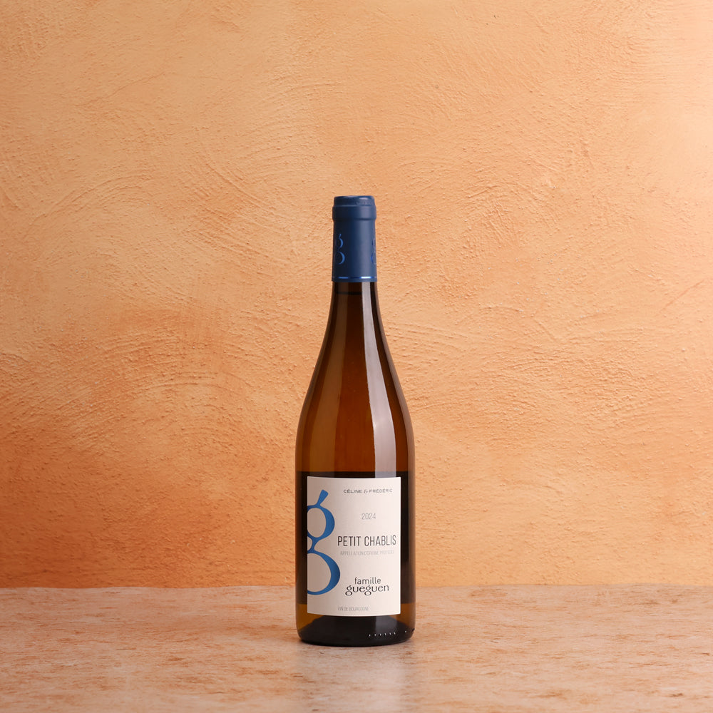 A bottle of Domaine Gueguen Petit Chablis 2024 750ml White Wine