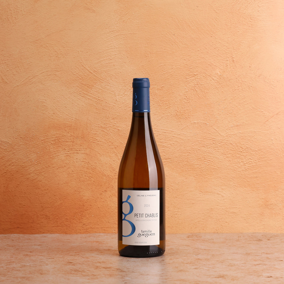 A bottle of Domaine Gueguen Petit Chablis 2024 750ml White Wine