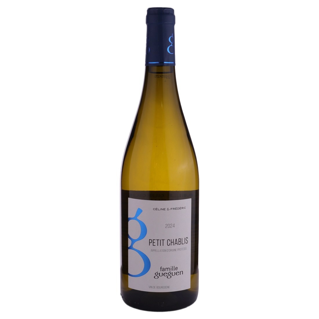 A bottle of Domaine Gueguen Petit Chablis 2024 750ml White Wine