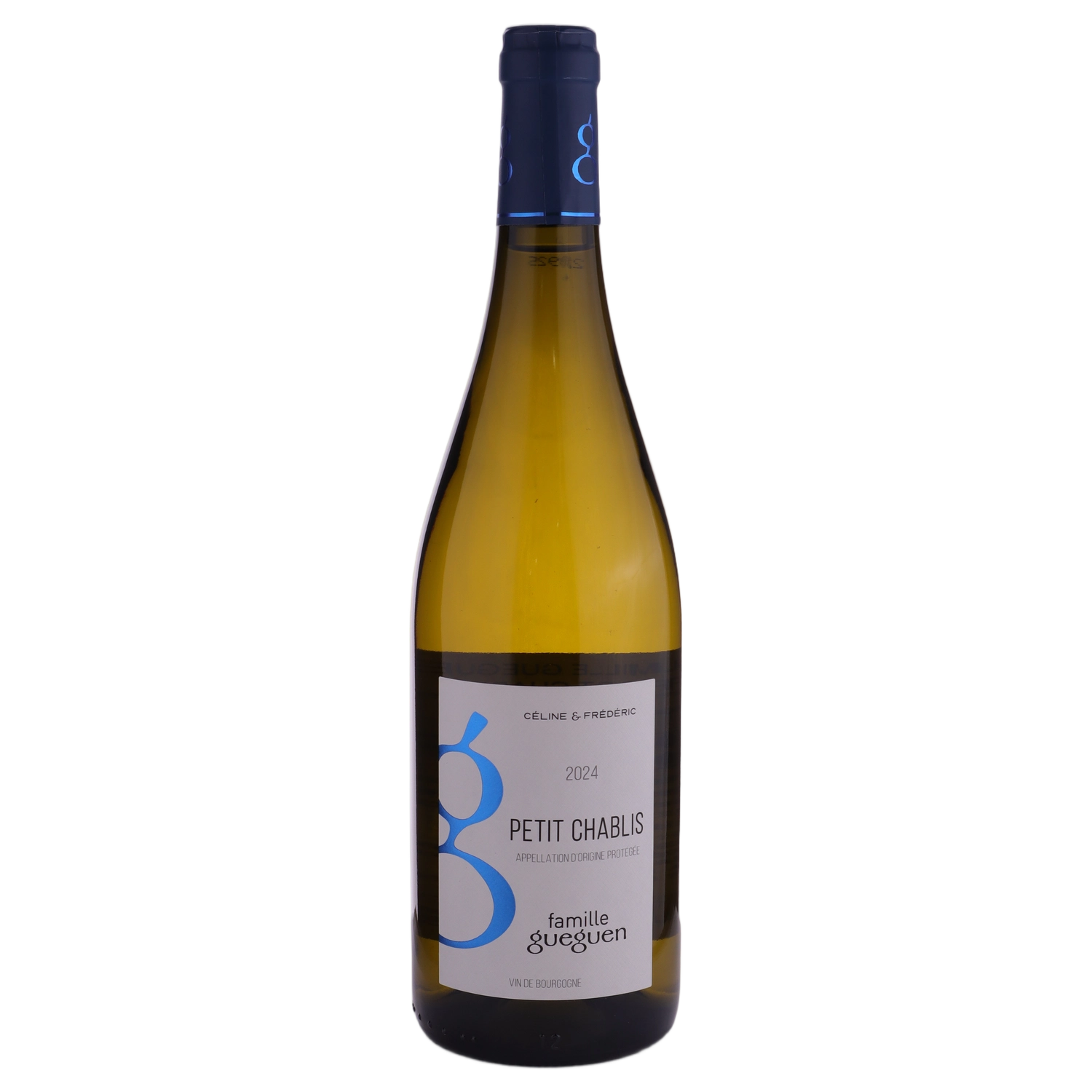 A bottle of Domaine Gueguen Petit Chablis 2024 750ml White Wine