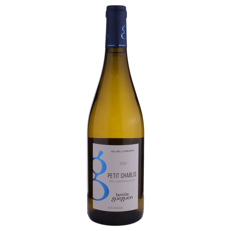 A bottle of Domaine Gueguen Petit Chablis 2024 750ml White Wine