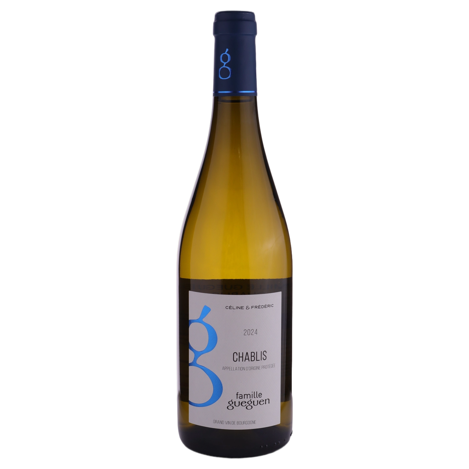 A bottle of Domaine Gueguen Chablis 2024 750ml White Wine