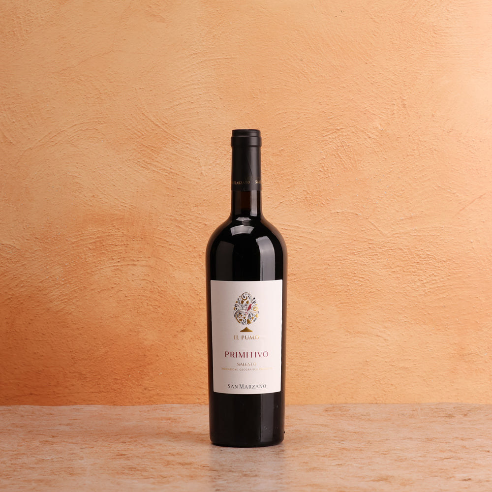 A bottle of San Marzano il Pumo Primitivo Puglia IGP 2024 750ml Red Wine