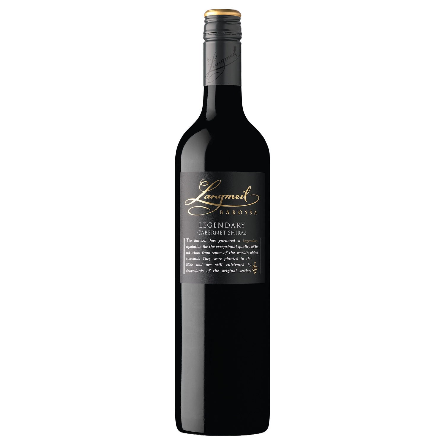 A bottle of Langmeil Legendary Cabernet Shiraz 2023 750ml Red Wine
