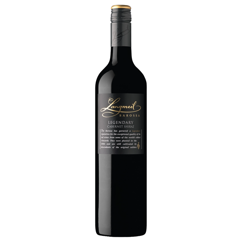 A bottle of Langmeil Legendary Cabernet Shiraz 2023 750ml Red Wine