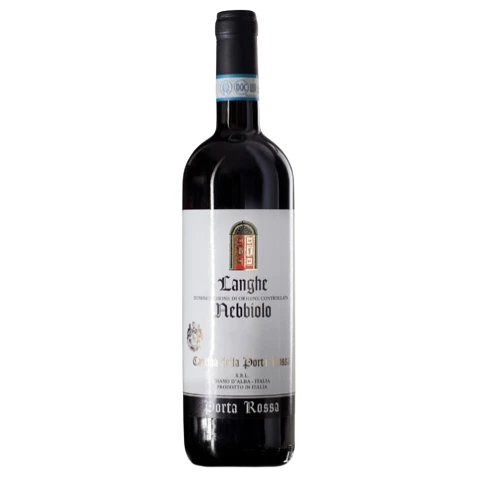 A bottle of Porta Rossa Langhe Nebbiolo DOC 2024 750ml Red Wine