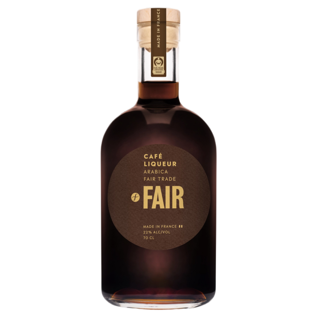 A bottle of FAIR Caf_ Organic Coffee Liqueur NV 700ml