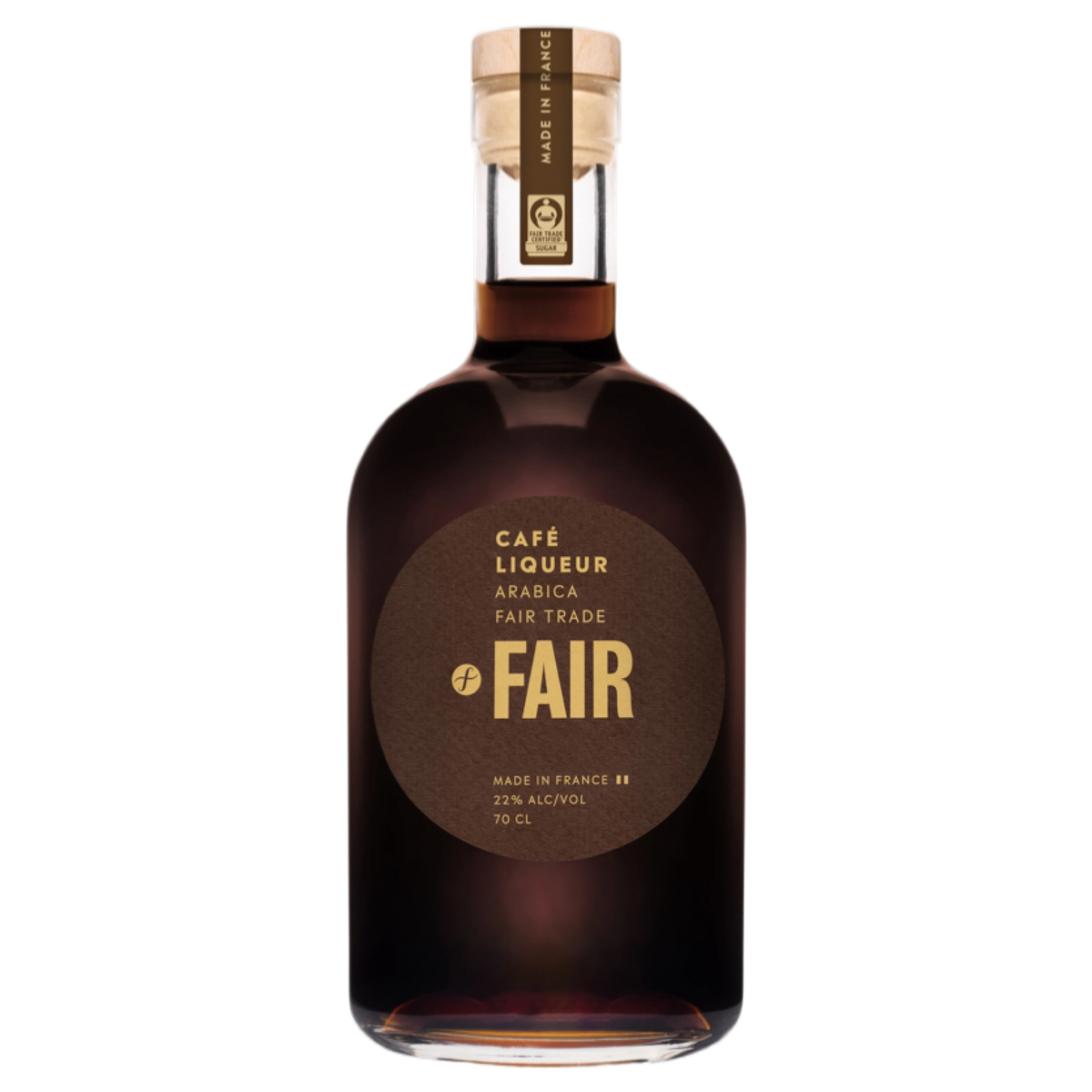 A bottle of FAIR Caf_ Organic Coffee Liqueur NV 700ml