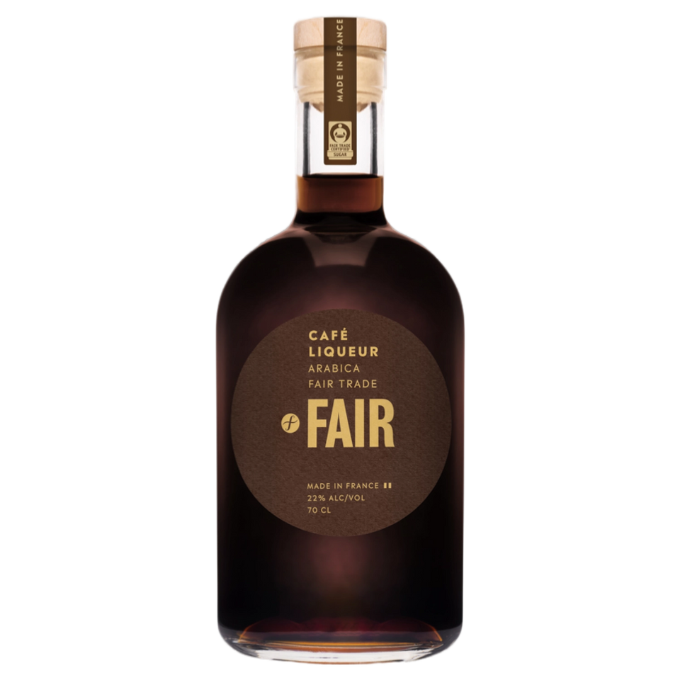 A bottle of FAIR Caf_ Organic Coffee Liqueur NV 700ml