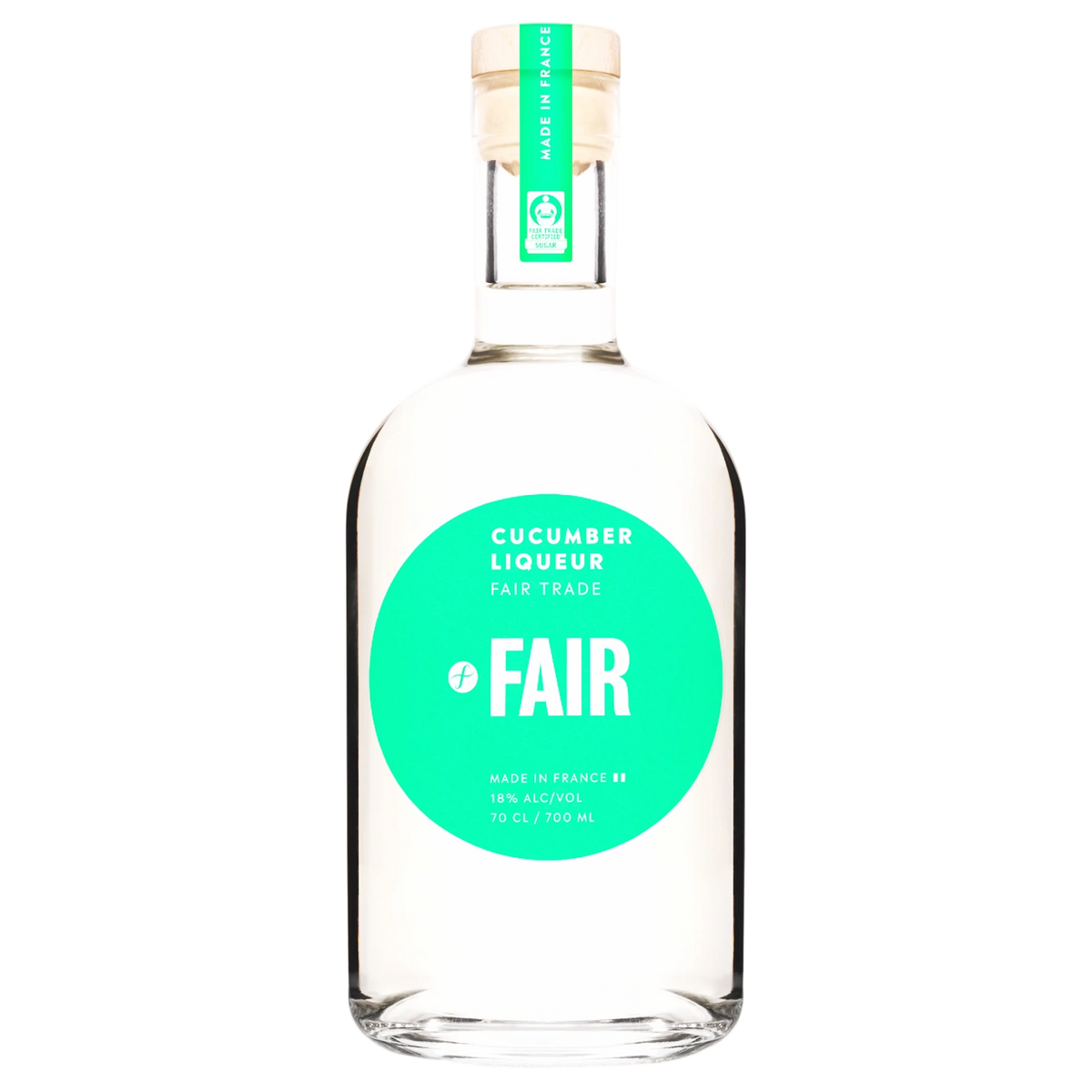 A bottle of FAIR Cucumber Liqueur NV 700ml