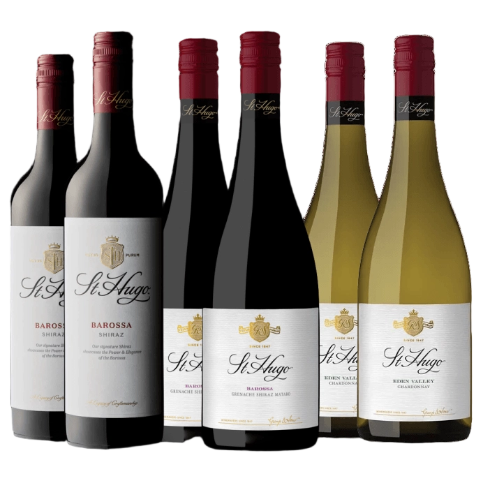 A collection of St Hugo Signature 6 pack Valued at $300 from The Wine Collective