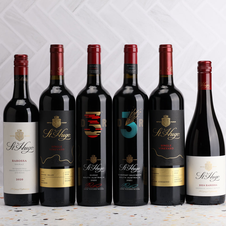A collection of St Hugo Upgrade Red 6 Pack valued at $449.98 from The Wine Collective