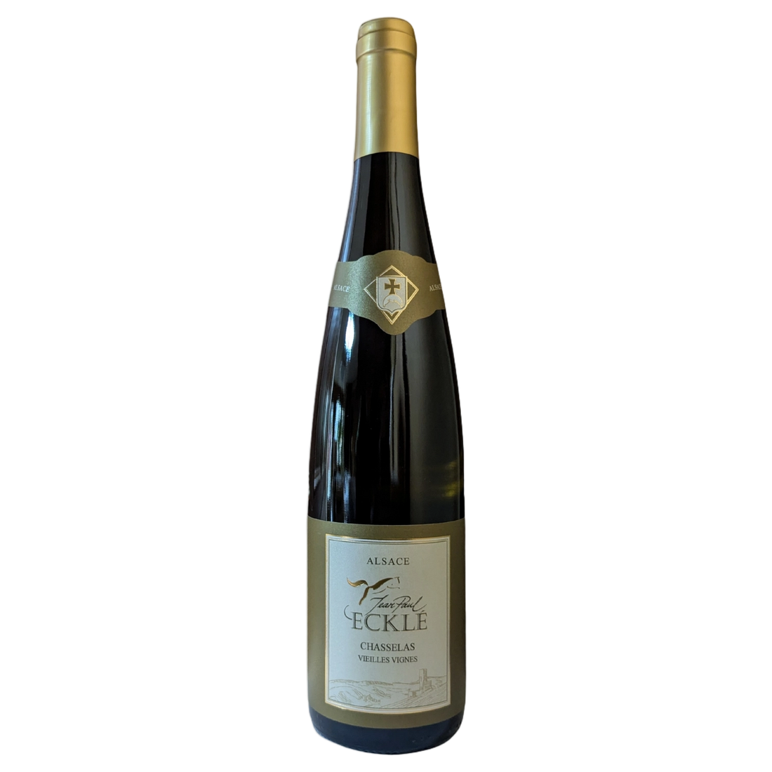 A bottle of Domaine Eckle Chasselas White Old Vines AOC Alsace 2023 750ml White Wine
