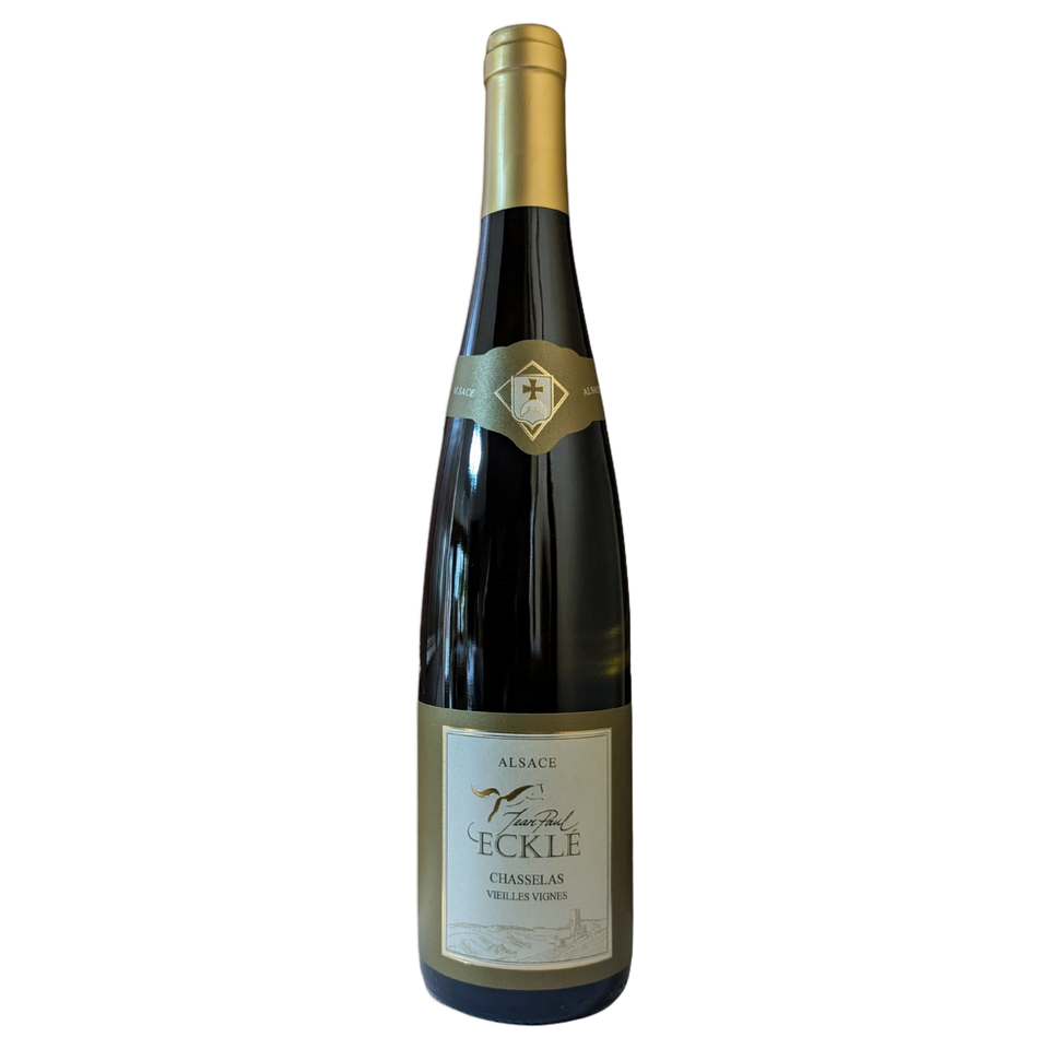 A bottle of Domaine Eckle Chasselas White Old Vines AOC Alsace 2023 750ml White Wine