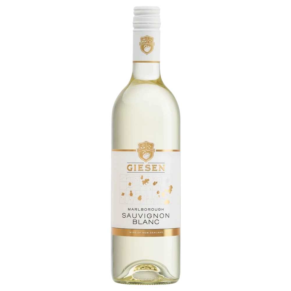 A bottle of Giesen Estate Sauv Blanc Marlborough 2020 750ml White Wine
