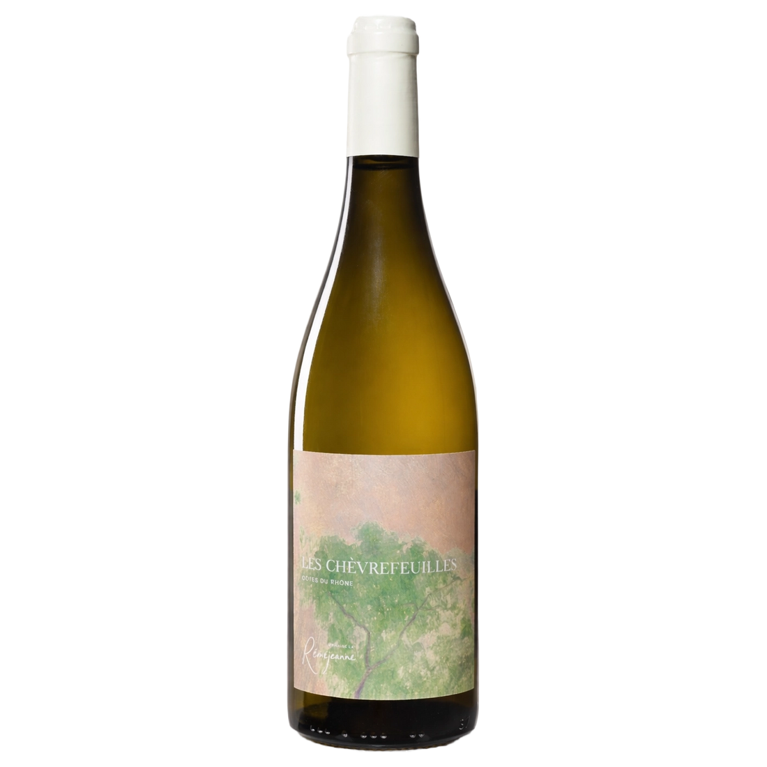 A bottle of Domaine la Remejeanne Cotes du Rhone Les Chevrefeuilles Blanc 2025 750ml White Wine