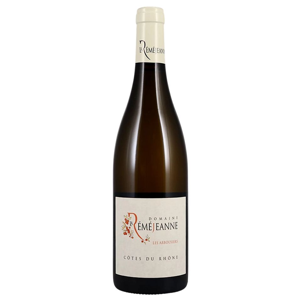A bottle of Domaine la Remejeanne Cotes du Rhone Les Arbousiers Rouge 2024 750ml Red Wine