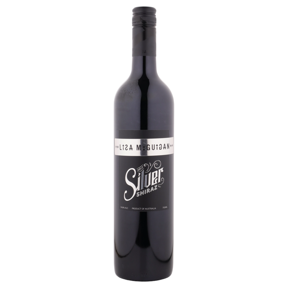 A bottle of Lisa McGuigan Silver Range Shiraz NV 750ml Red Wine