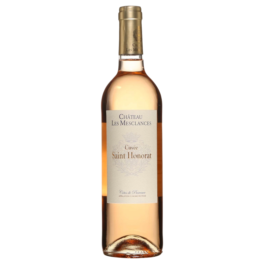 A bottle of Les Mesclances St Honorat AOC Provence Rose 2021 750ml Rose Wine