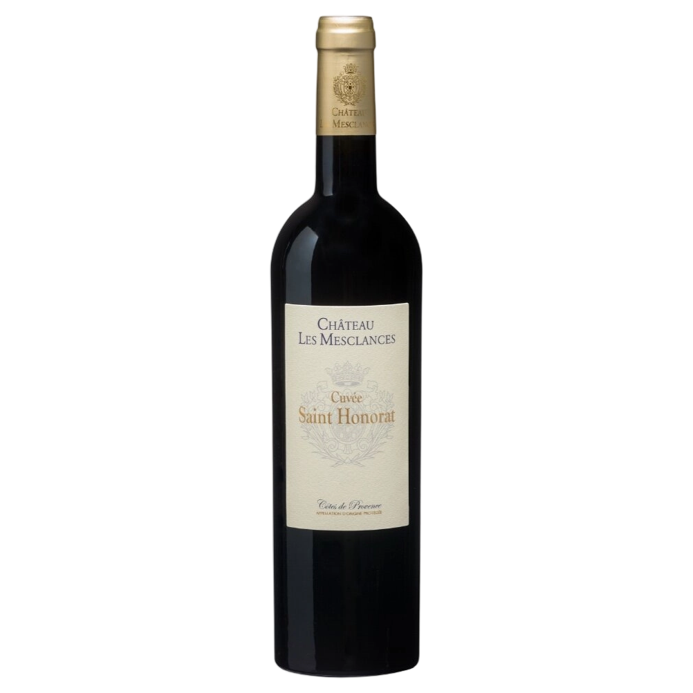 A bottle of Les Mesclances St Honorat AOC Provence Rouge  2016 750ml Red Wine
