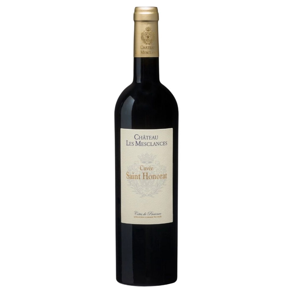 A bottle of Les Mesclances St Honorat AOC Provence Rouge  2016 750ml Red Wine