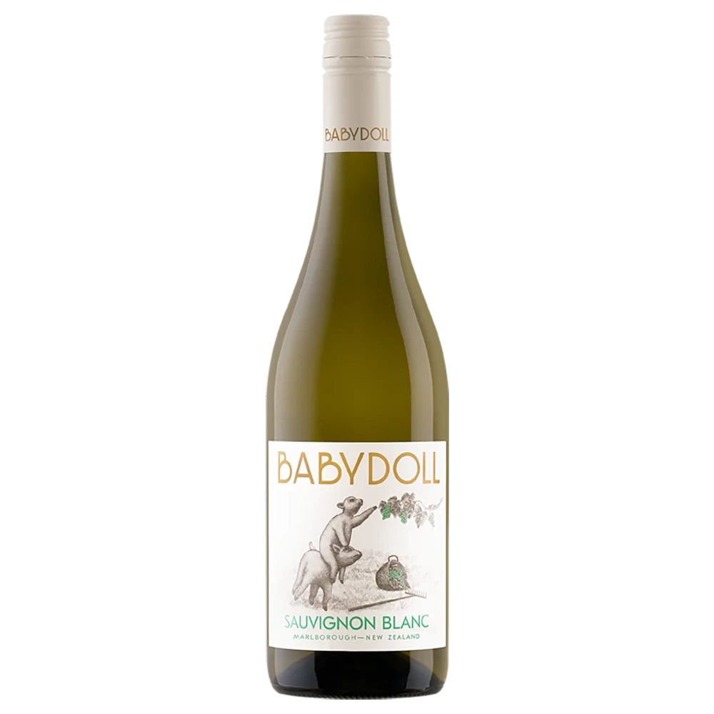 A bottle of Babydoll Sauvignon Blanc 2025 750ml White Wine