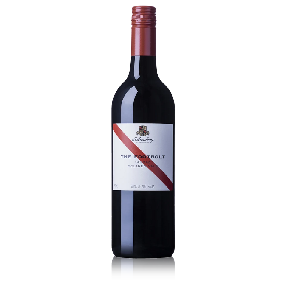 A bottle of d’Arenberg The Footbolt Shiraz 2016 750ml Red Wine