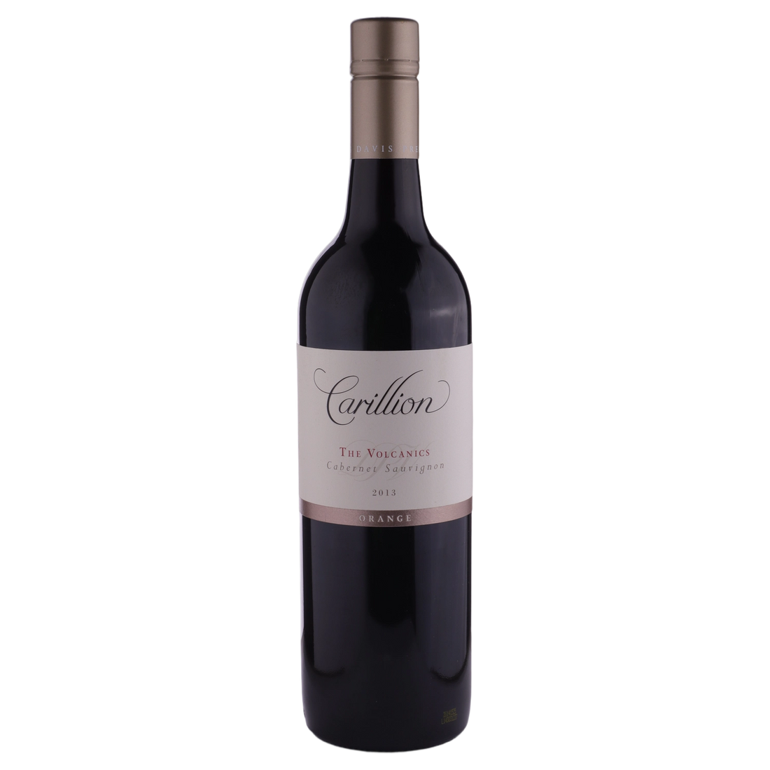 A bottle of Carillion “Volcanics” Cabernet Sauvignon 2013 750ml Red Wine